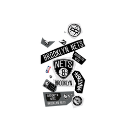 iPhone 12 Pro Max Clear Case (MagSafe 兼容)  NBA 拼貼系列-布魯克林籃網 Brooklyn Nets - Collage