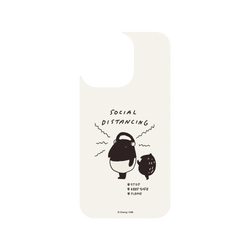 犀牛盾Clear Case防摔背蓋手機殼 - iPhone 13 Pro - 【聯名設計款】 - 馬來貘 Laimo - SOCIAL DISTANCING