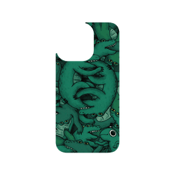 犀牛盾Clear Case防摔背蓋手機殼 - iPhone 13 Pro - 【聯名設計款】 - 怪奇事物所 Incrediville - 肥尾鱷魚密集恐懼症