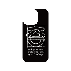 iPhone 13 Pro Clear Case (MagSafe 兼容)  KID KID笑臉-草稿素描款