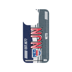 犀牛盾Clear Case防摔背蓋手機殼 - iPhone 13 Pro - 【聯名設計款】 - NBA - 復古球員卡-紐澤西籃網 New Jersey Nets - Vintage Card