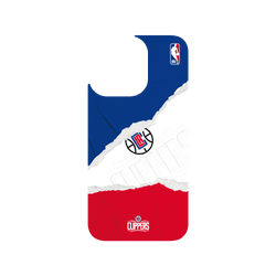 犀牛盾Clear Case防摔背蓋手機殼 - iPhone 13 Pro - 【聯名設計款】 - NBA - 熱血系列-洛杉磯快艇 L.A Clippers - Sweat and Tears