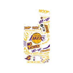 iPhone 13 Pro Clear Case (MagSafe 兼容)  NBA 塗鴉系列-洛杉磯湖人 L.A. Lakers - Graffiti