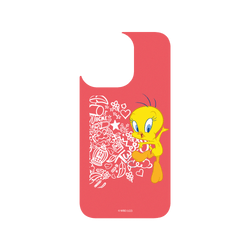 犀牛盾Clear Case防摔背蓋手機殼 - iPhone 13 Pro - 【聯名設計款】 - 樂一通 Looney Tunes - 亂花系列-崔弟