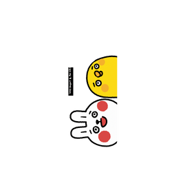 iPhone 13 Pro Max Clear  懶散兔與啾先生 看著你