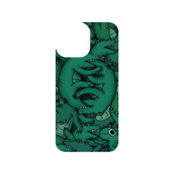 犀牛盾Clear Case防摔背蓋手機殼 - iPhone 13 Pro Max - 【聯名設計款】 - 怪奇事物所 Incrediville - 肥尾鱷魚密集恐懼症