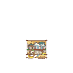 iPhone 13 Pro Max Clear Case (MagSafe 兼容)  老屋顏 插畫旅行-旗山車站