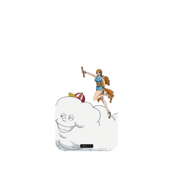犀牛盾Clear Case防摔背蓋手機殼 - iPhone 13 Pro Max - 【聯名設計款】 - 航海王 One Piece - 角色系列-雷雲宙斯與娜美