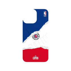 犀牛盾Clear Case防摔背蓋手機殼 - iPhone 13 Pro Max - 【聯名設計款】 - NBA - 熱血系列-洛杉磯快艇 L.A Clippers - Sweat and Tears