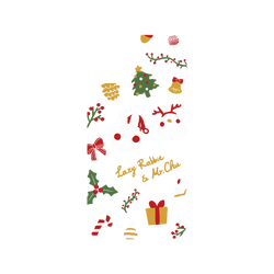 iPhone 13 Clear  懶散兔與啾先生 About Christmas