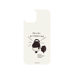 犀牛盾Clear Case防摔背蓋手機殼 - iPhone 13 - 【聯名設計款】 - 馬來貘 Laimo - SOCIAL DISTANCING