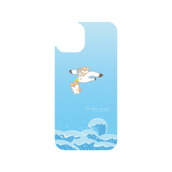 犀牛盾Clear Case防摔背蓋手機殼 - iPhone 14 - 【聯名設計款】 - 柴語錄 Shiba Says - 海浪版