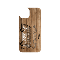 iPhone 13 Clear Case (MagSafe 兼容)  KID VINTAGE 旅行麵包車款