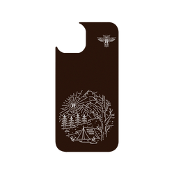 iPhone 14 Clear Case (MagSafe 兼容)  KID 戶外野營森林村