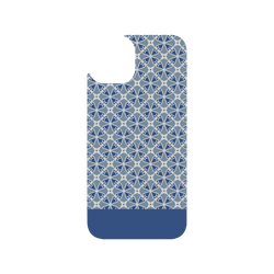 iPhone 13 Clear Case (MagSafe 兼容)  老屋顏 經典鐵窗花 - 藍