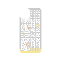 iPhone 13 Clear Case (MagSafe 兼容)  老屋顏 台灣經典鐵窗花 - 南