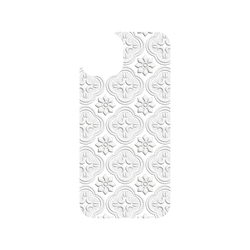 犀牛盾Clear Case防摔背蓋手機殼 - iPhone 13 - 【聯名設計款】 - 老屋顏 Old House Face - 壓花玻璃-海棠花