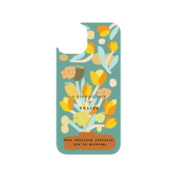 犀牛盾Clear Case防摔背蓋手機殼 - iPhone 13 - 【聯名設計款】 - 什物 - 鬱金香瓶花