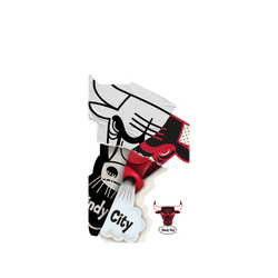 iPhone 13 Clear Case (MagSafe 兼容)  NBA 拼接系列-芝加哥公牛 Chicago Bulls - Style Mix