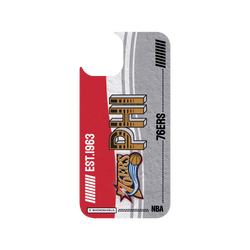 iPhone 13 Clear Case (MagSafe 兼容)  NBA 復古球員卡-費城76人 Philadelphia 76ers - Vintage Card