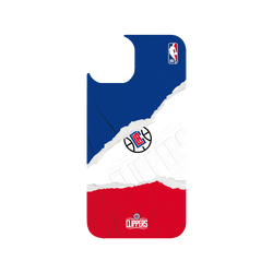 犀牛盾Clear Case防摔背蓋手機殼 - iPhone 14 - 【聯名設計款】 - NBA - 熱血系列-洛杉磯快艇 L.A Clippers - Sweat and Tears