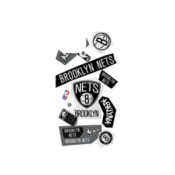 iPhone 14 Clear Case (MagSafe 兼容)  NBA 拼貼系列-布魯克林籃網 Brooklyn Nets - Collage