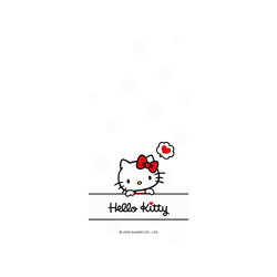 犀牛盾Clear (MagSafe 兼容)防摔背蓋手機殼 - iPhone 14 Plus - 【聯名設計款】 - Hello Kitty - 普普風圓點