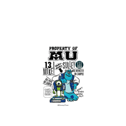犀牛盾Clear Case防摔背蓋手機殼 - iPhone 14 Plus - 【聯名設計款】 - 迪士尼-皮克斯 PIXAR - Monster University 復古風
