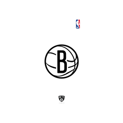 iPhone 14 Plus Clear Case (MagSafe 兼容)  NBA B&W-布魯克林籃網 Brooklyn Nets B&W - Light