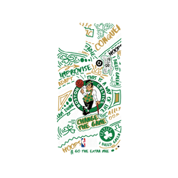 iPhone 14 Plus Clear Case (MagSafe 兼容)  NBA 塗鴉系列-波士頓塞爾提克 Boston Celtics - Graffiti