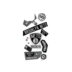 iPhone 14 Plus Clear Case (MagSafe 兼容)  NBA 拼貼系列-布魯克林籃網 Brooklyn Nets - Collage