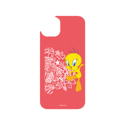 犀牛盾Clear Case防摔背蓋手機殼 - iPhone 14 Plus - 【聯名設計款】 - 樂一通 Looney Tunes - 亂花系列-崔弟