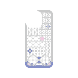 iPhone 14 Pro Clear Case (MagSafe 兼容)  老屋顏 台灣經典鐵窗花 - 東