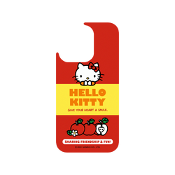 犀牛盾Clear Case防摔背蓋手機殼 - iPhone 14 Pro - 【聯名設計款】 - Hello Kitty - 生鮮食品-蘋果