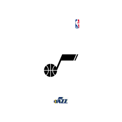 犀牛盾Clear Case防摔背蓋手機殼 - iPhone 14 Pro - 【聯名設計款】 - NBA - B&W-猶他爵士 Utah Jazz B&W - Light