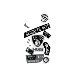 iPhone 14 Pro Clear Case (MagSafe 兼容)  NBA 拼貼系列-布魯克林籃網 Brooklyn Nets - Collage