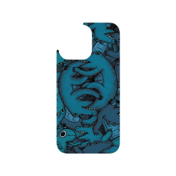 犀牛盾Clear Case防摔背蓋手機殼 - iPhone 14 Pro Max - 【聯名設計款】 - 怪奇事物所 Incrediville - 肥尾鱷魚密集恐懼症