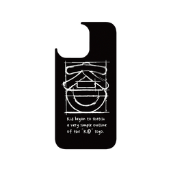 iPhone 14 Pro Max Clear Case (MagSafe 兼容)  KID KID笑臉-草稿素描款
