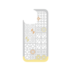 iPhone 14 Pro Max Clear Case (MagSafe 兼容)  老屋顏 台灣經典鐵窗花 - 南