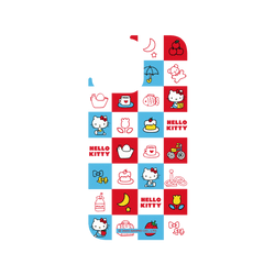犀牛盾Clear Case防摔背蓋手機殼 - iPhone 14 Pro Max - 【聯名設計款】 - Hello Kitty - 格紋小物