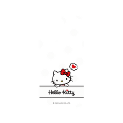 犀牛盾Clear (MagSafe 兼容)防摔背蓋手機殼 - iPhone 14 Pro Max - 【聯名設計款】 - Hello Kitty - 普普風圓點