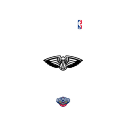 iPhone 14 Pro Max Clear Case (MagSafe 兼容)  NBA B&W-新奧爾良鵜鶘 New Orleans Pelicans B&W
