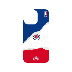犀牛盾Clear Case防摔背蓋手機殼 - iPhone 14 Pro Max - 【聯名設計款】 - NBA - 熱血系列-洛杉磯快艇 L.A Clippers - Sweat and Tears
