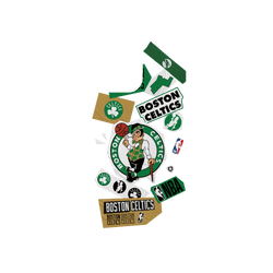 iPhone 14 Pro Max Clear Case (MagSafe 兼容)  NBA 拼貼系列-波士頓塞爾提克 Boston Celtics - Collage