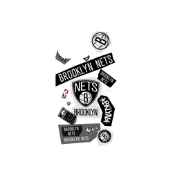 iPhone 14 Pro Max Clear Case (MagSafe 兼容)  NBA 拼貼系列-布魯克林籃網 Brooklyn Nets - Collage