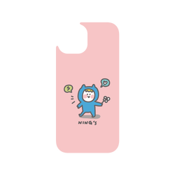犀牛盾Clear Case防摔背蓋手機殼 - iPhone 15 - 【聯名設計款】 - Ning - 粉色