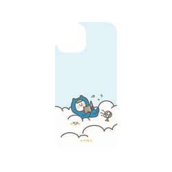 犀牛盾Clear Case防摔背蓋手機殼 - iPhone 15 - 【聯名設計款】 - Ning - 雲朵款