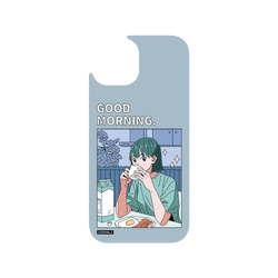 犀牛盾Clear Case防摔背蓋手機殼 - iPhone 15 - 【聯名設計款】 - 子凡 Zzifan_z - 早安女孩