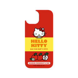 犀牛盾Clear Case防摔背蓋手機殼 - iPhone 15 - 【聯名設計款】 - Hello Kitty - 生鮮食品-蘋果