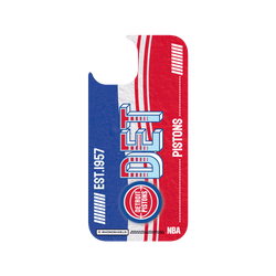 iPhone 15 Clear Case (MagSafe 兼容)  NBA 復古球員卡-底特律活塞 Detroit Pistons - Vintage Card